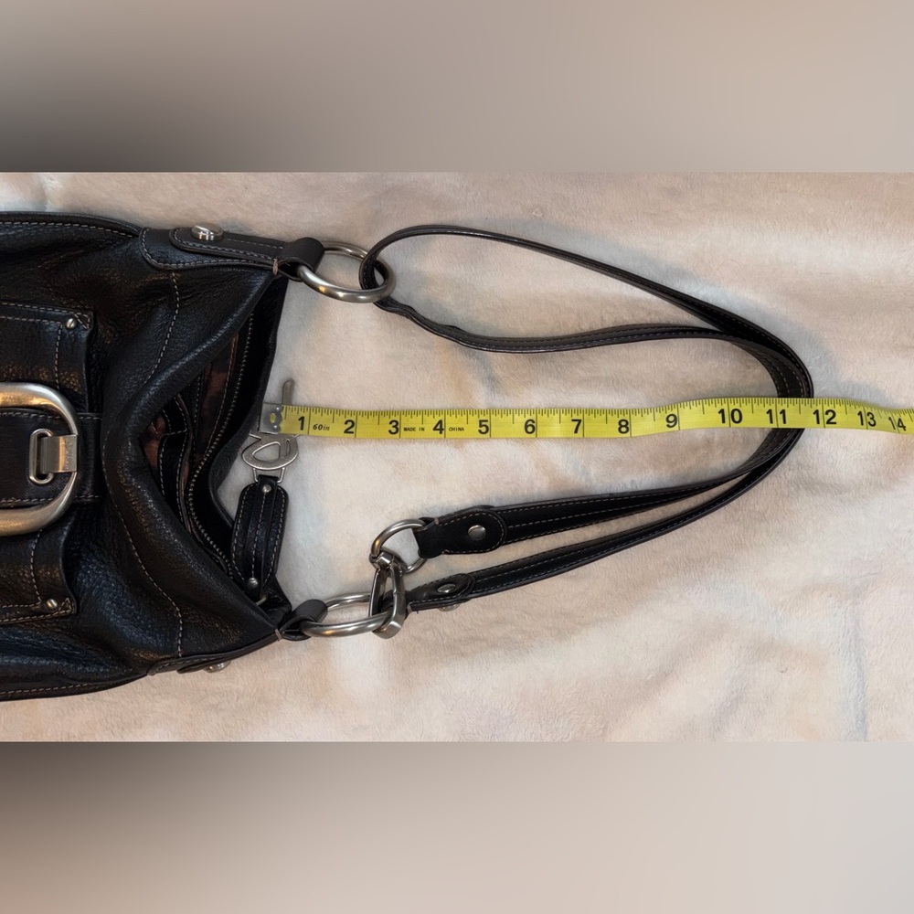 B makowsky Black Leather Crossbody Bag - Picture 7 of 9